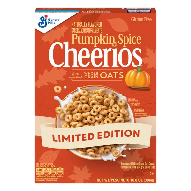 Pumpkin Spice Cheerios Cereal