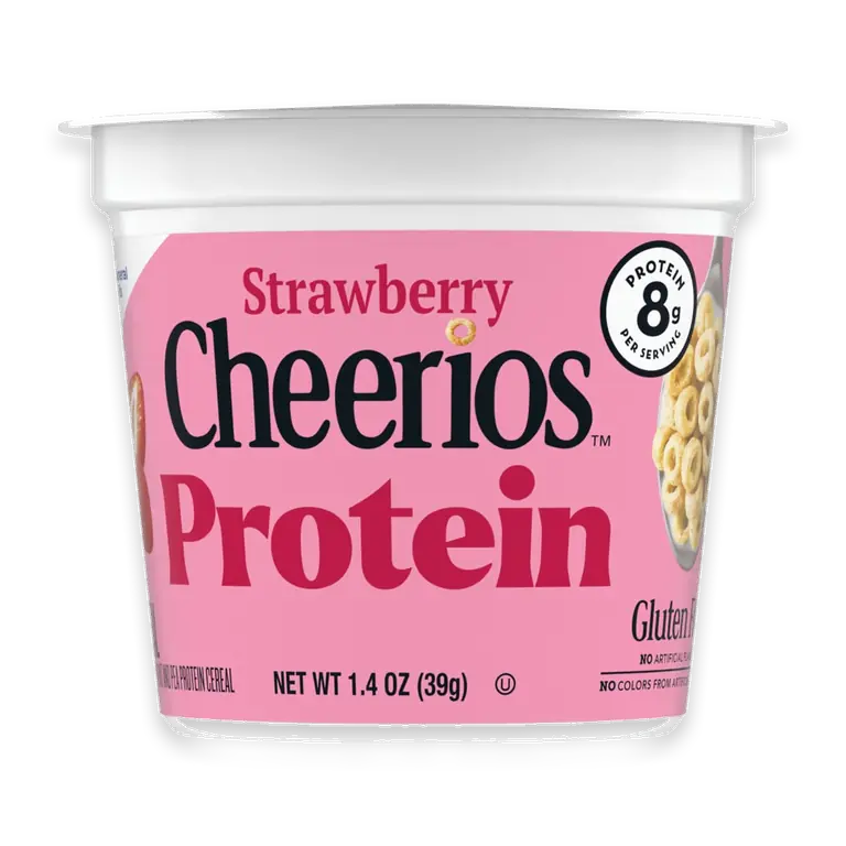 Strawberry Protein Breakfast Cereal Cup