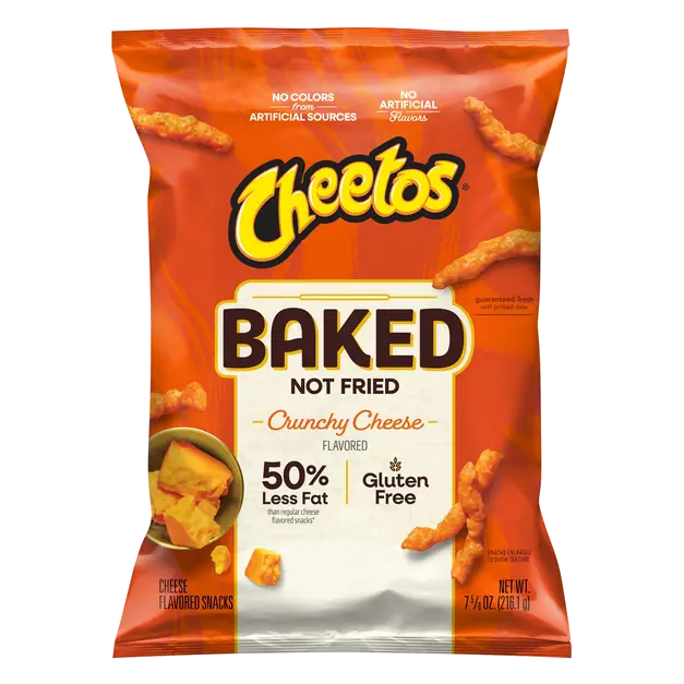 Baked Crunchy Cheese Flavored Snacks