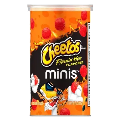 Cheetos Cheese Flavored Snacks Flamin' Hot Minis, 1.5oz