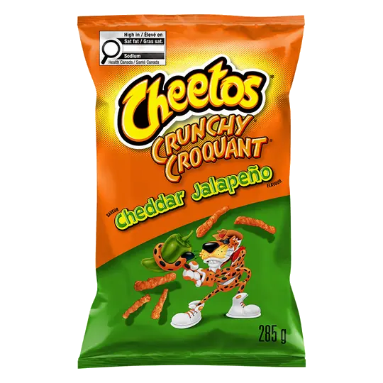Crunchy Cheese Flavoured Snacks Cheddar Jalapeño 285 g