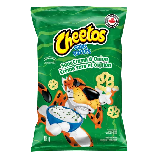 Paws Snack Sour Cream & Onion 48 g