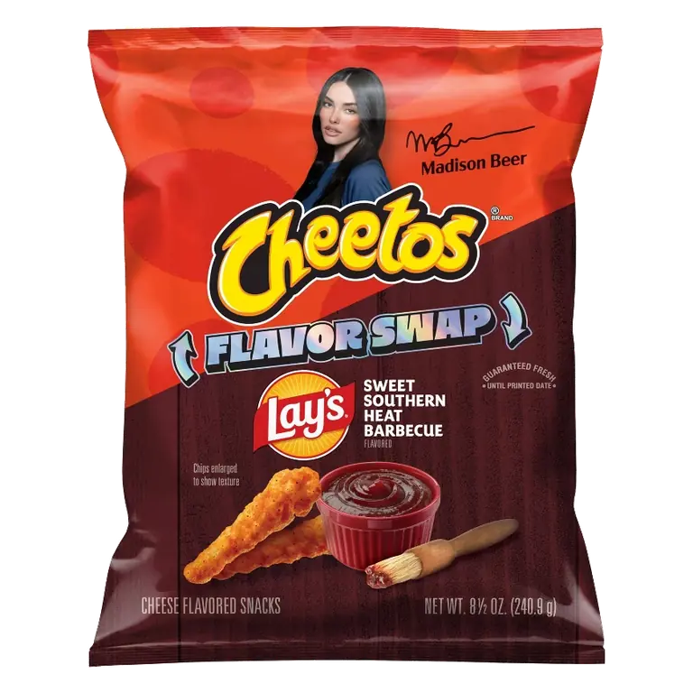 Cheetos Crunchy Lay's Sweet Southern Heat Barbecue Chips, 8.5oz