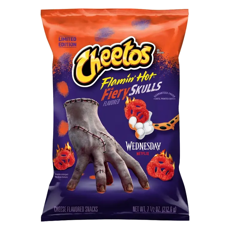 Cheetos Flamin’ Hot Fiery Skulls Chips, 7.5oz