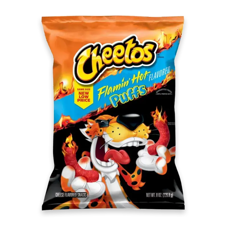 Flamin' Hot Puffs Cheese Flavored Snacks