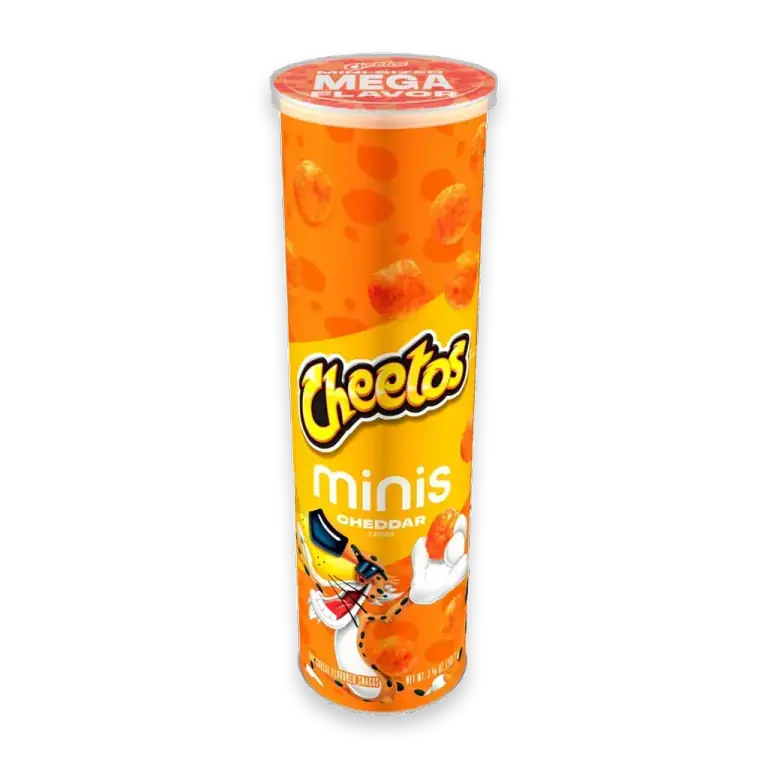 Minis Cheese Flavored Minis Cheese Snacks Stacks Chips