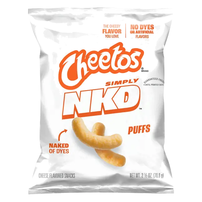 Cheetos Simply NKD Cheese Flavored Snacks, 2 1/2 Oz