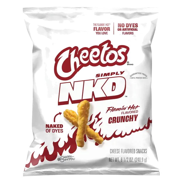 Simply NKD Crunchy Flamin' Hot Cheese Snacks