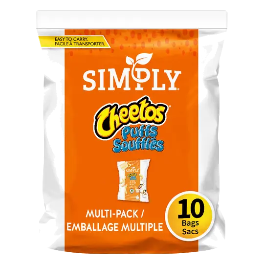 Simply Puffs White Cheddar 10 x 14 g