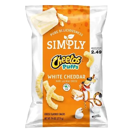 White Cheddar Puffs Cheese Flavored Snacks