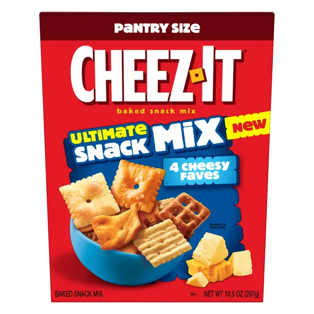 4 Cheesy Faves Ultimate Baked Snack Mix Pantry Size