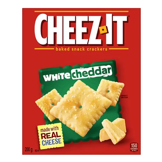 Crackers White Cheddar 200 g