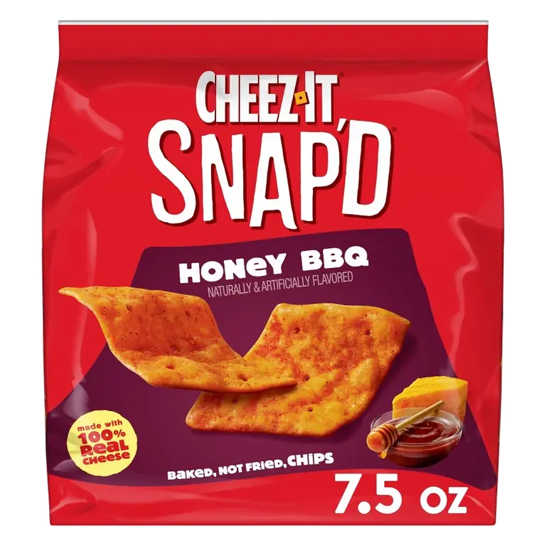 Cheez-It Crackers Snap'd Honey BBQ, 7.5oz