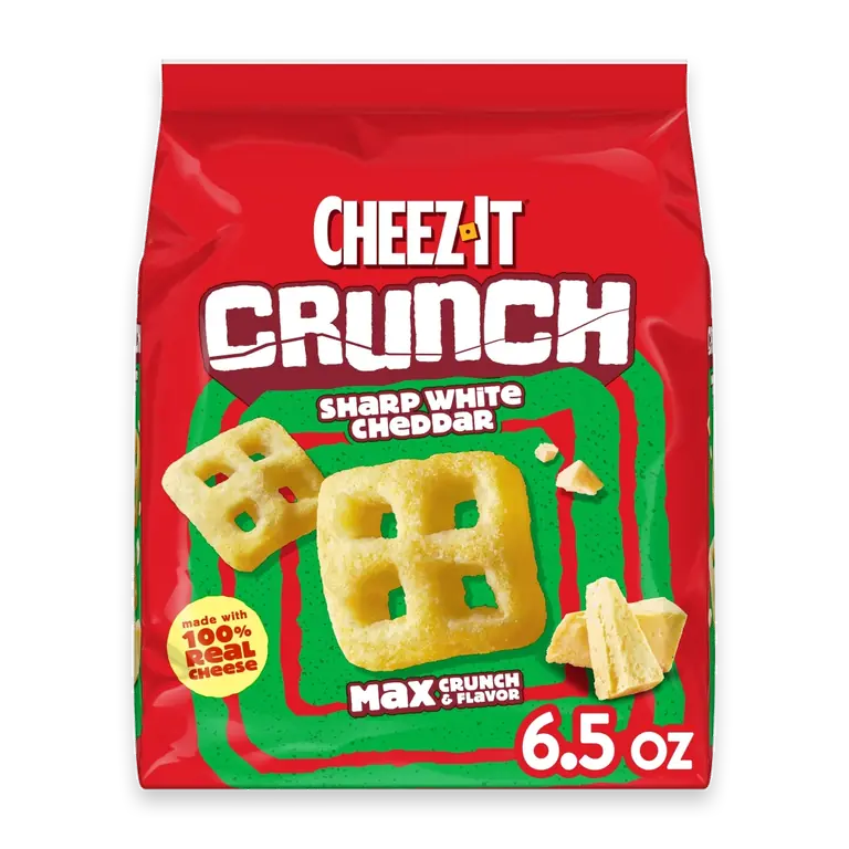 Crunch Sharp White Cheddar Cheesy Baked Snacks