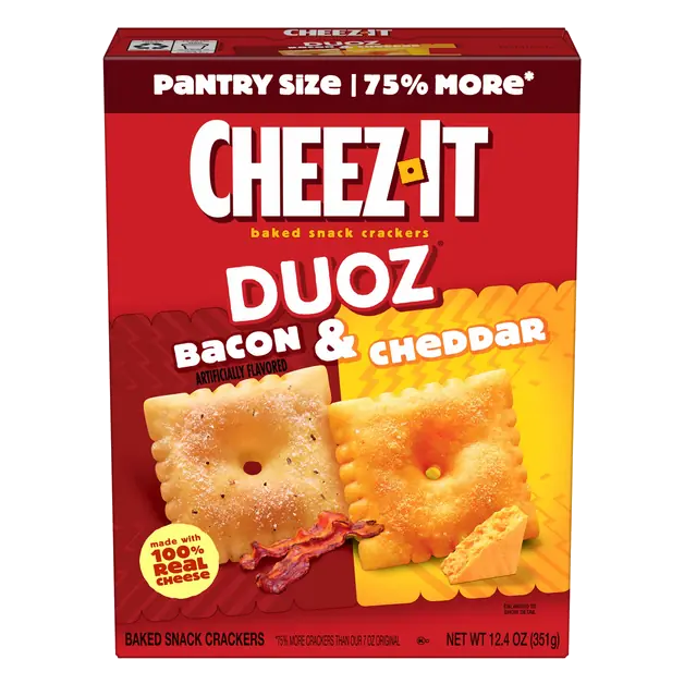 Duoz Bacon & White Cheddar Baked Cheese Crackers