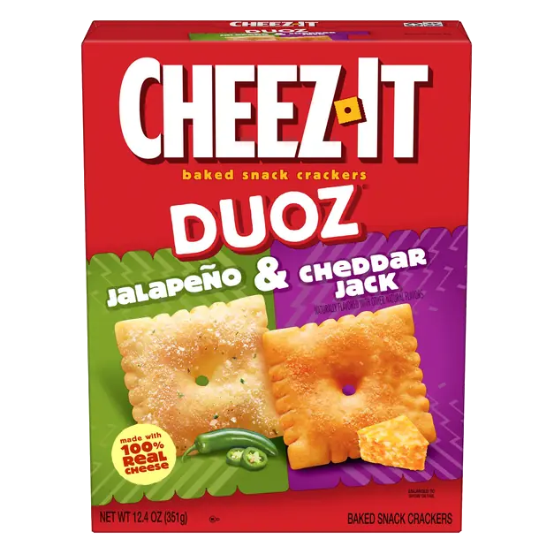 Duoz Jalapeno & Cheddar Jack Baked Cheese Crackers