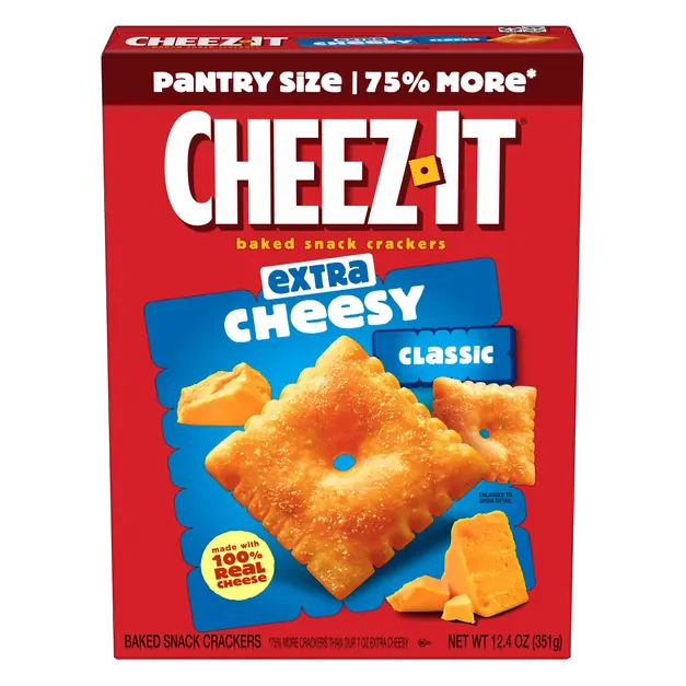 Extra Cheesy Baked Cheese Crackers