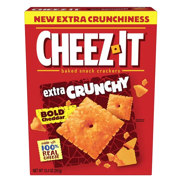 Extra Crunchy Bold Cheddar Baked Cheese Crackers