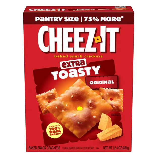 Extra Toasty Baked Cheese Crackers