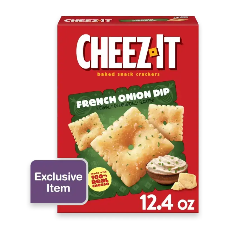 French Onion Dip Baked Snack Crackers
