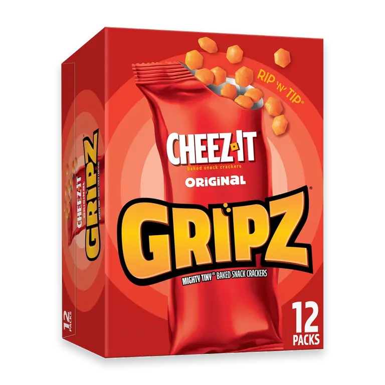 Gripz Original Cheese Crackers Multipack
