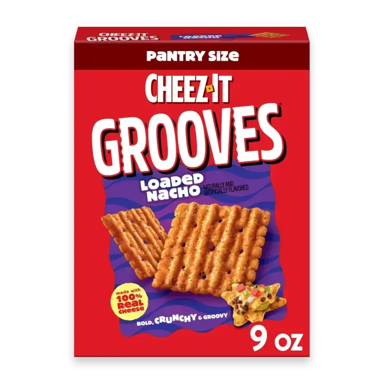 Grooves Loaded Nacho Crunchy Snack Crackers Pantry Size