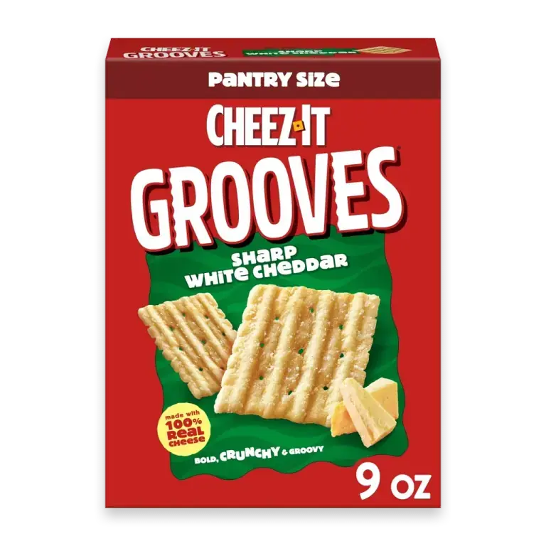 Grooves Sharp White Cheddar Cheese Crackers