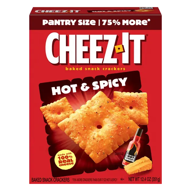 Hot & Spicy Baked Cheese Crackers