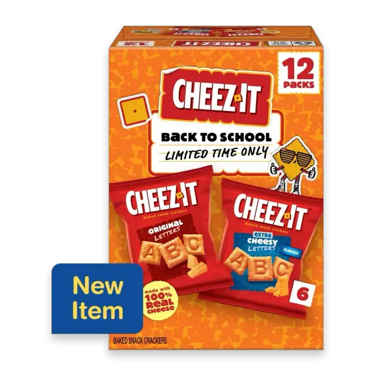 Letters Cheese Crackers Multipack