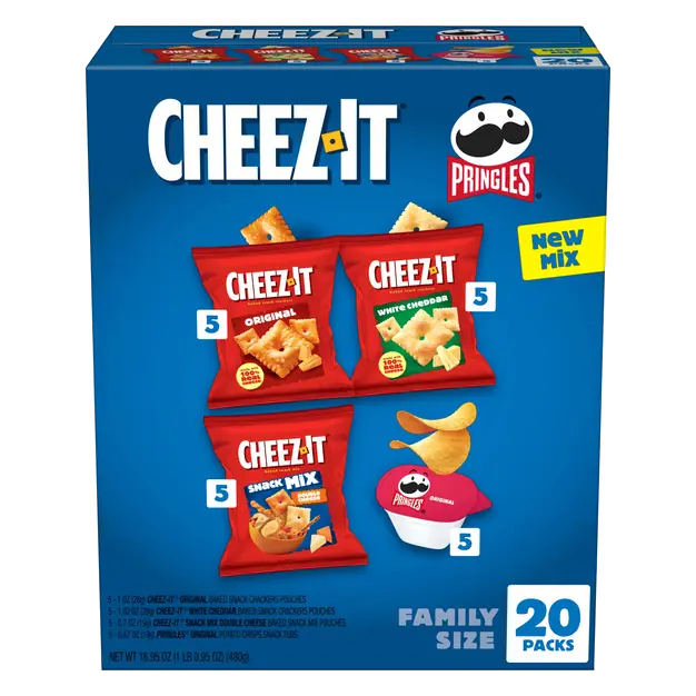 Pringles Lunch Snacks Variety Pack - 20 ct