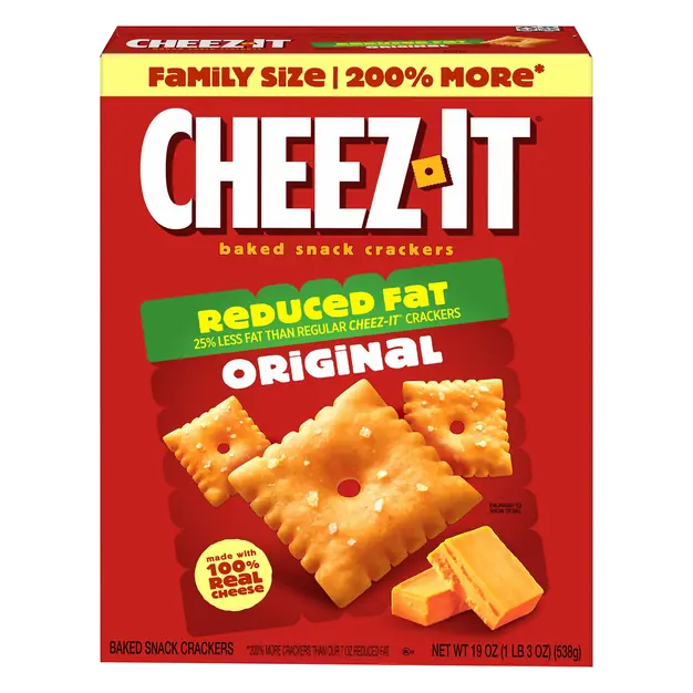 Reduced Fat Original Baked Cheese Crackers Family Size
