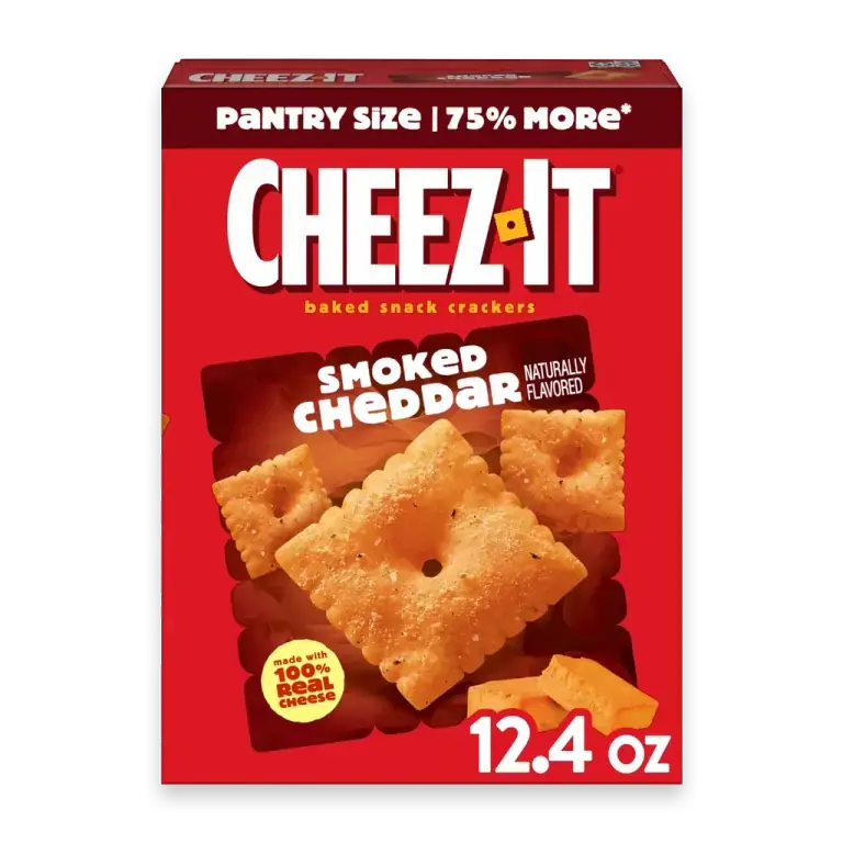 Smoked Cheddar Baked Snack Crackers