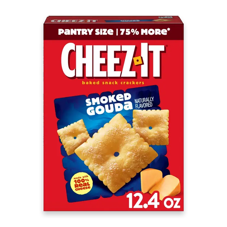 Smoked Gouda Baked Snack Crackers