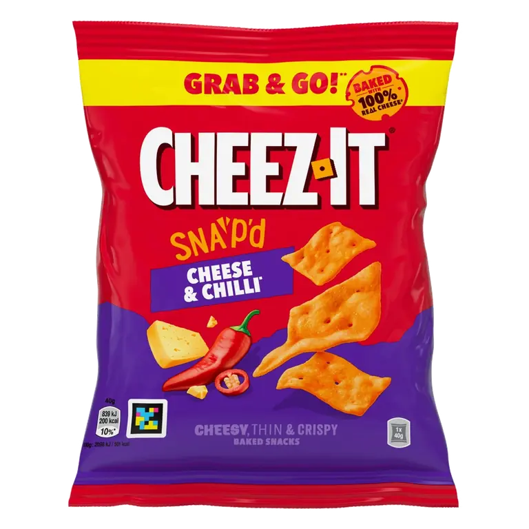 Snap'd Cheese & Chilli Snack Bag 40g