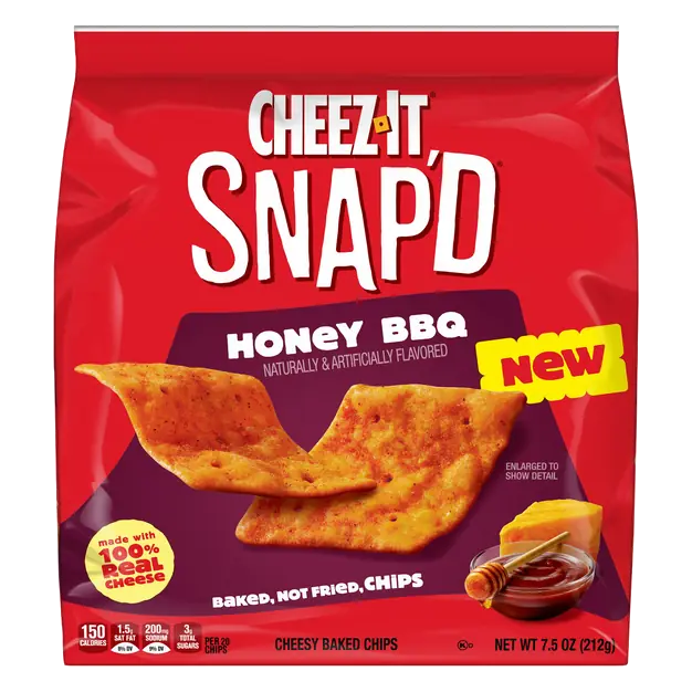 Snap'd Honey BBQ Cheesy Baked Chips