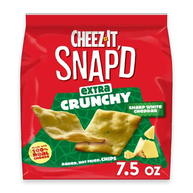 Snap'd Sharp White Cheddar Cheese Crackers