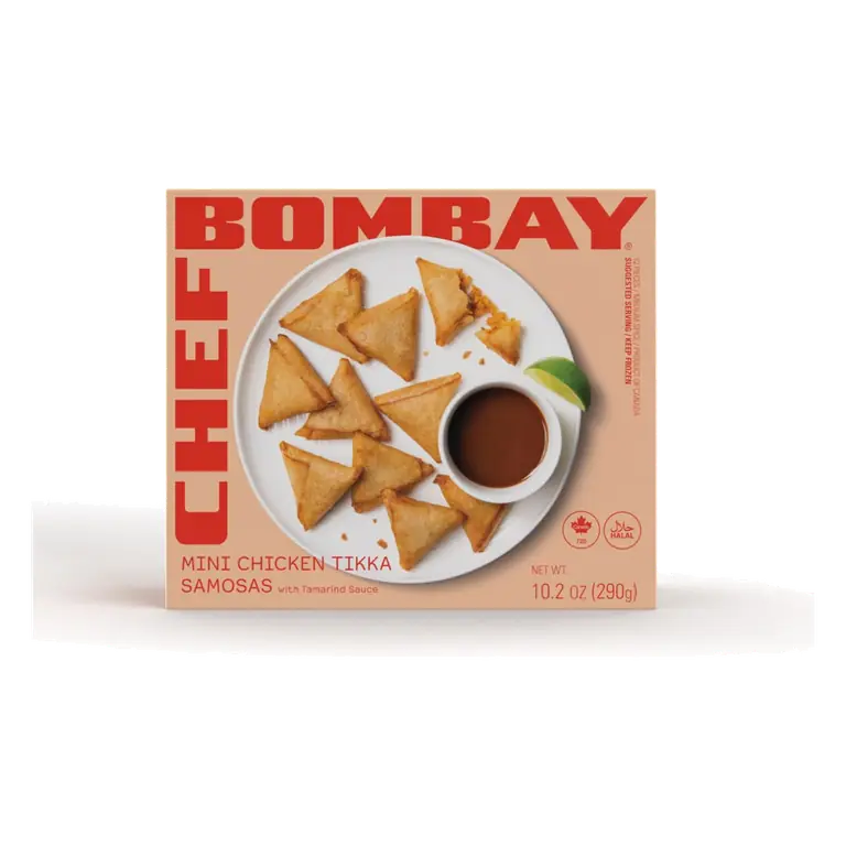 Chicken Tikka Mini Samosas with Tamarind Sauce