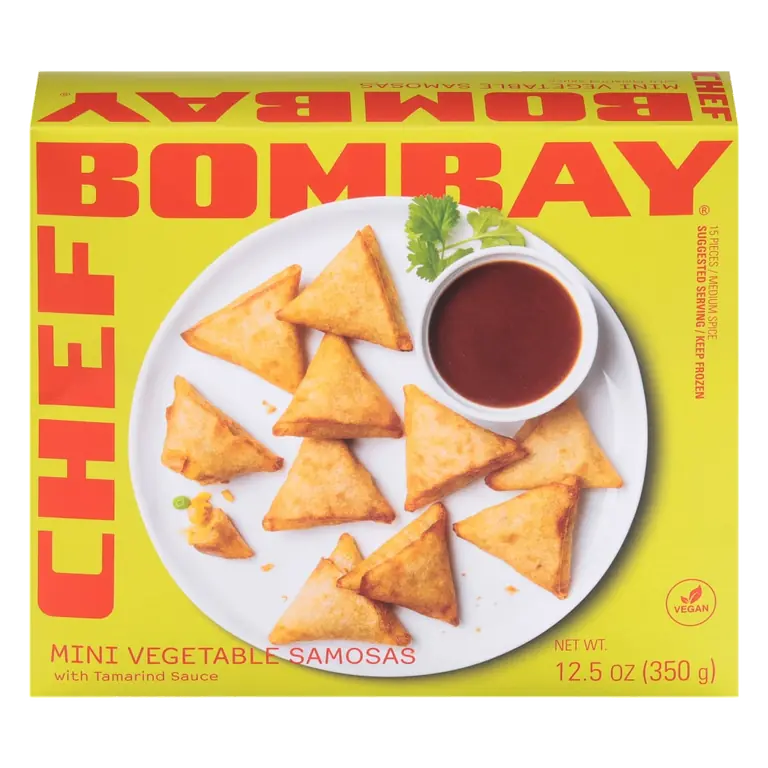 Vegetable Mini Samosas with Tamarind Sauce