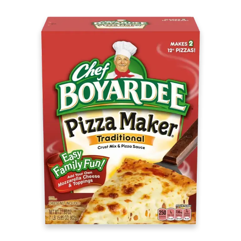 Cheese Pizza Maker, Crust Mix and Pizza Sauce Meal Kit, 31.85 oz