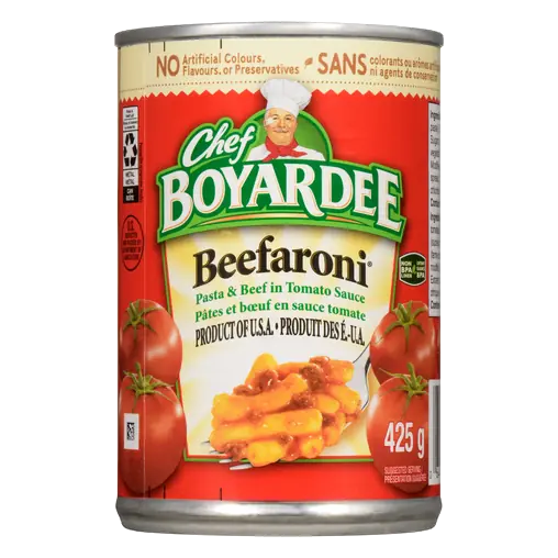 Canned Pasta Beefaroni 425 g