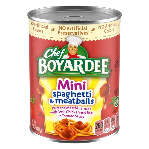 Mini Spaghetti & Meatballs