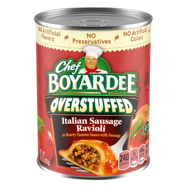 Overstuffed Italian Sausage Ravioli