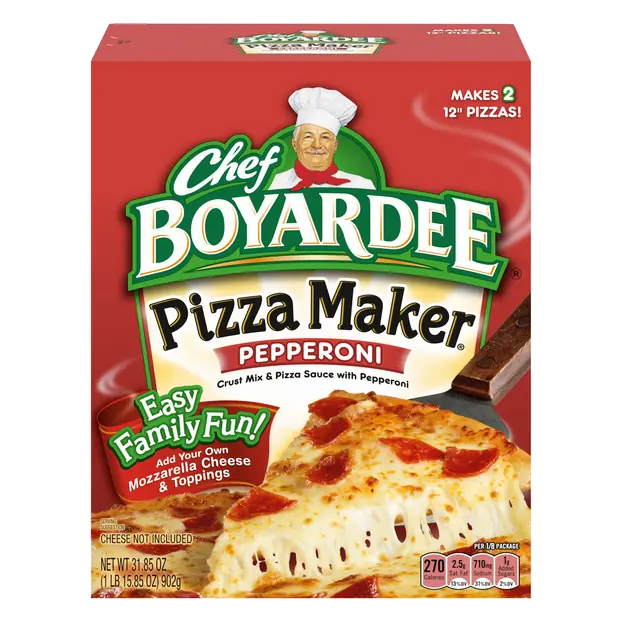 Pizza Maker Crust Mix Sauce & Pepperoni