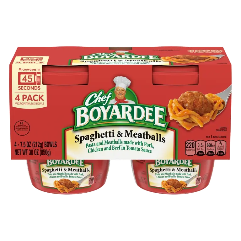 Spaghetti & Meatballs, Microwave Meal