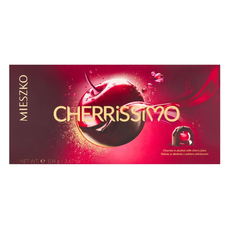 Classic Pralines With Cherry In Alcohol 104G