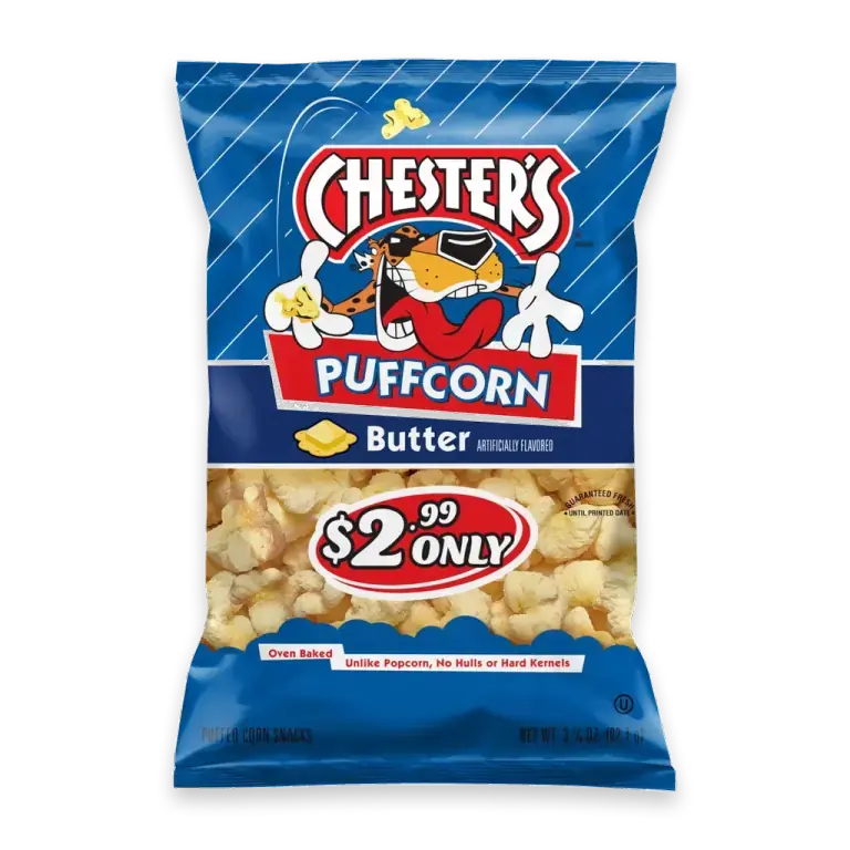 Puffed Corn Snacks Butter