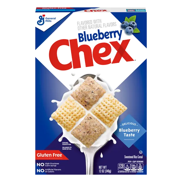 Blueberry Chex Gluten Free Breakfast Cereal