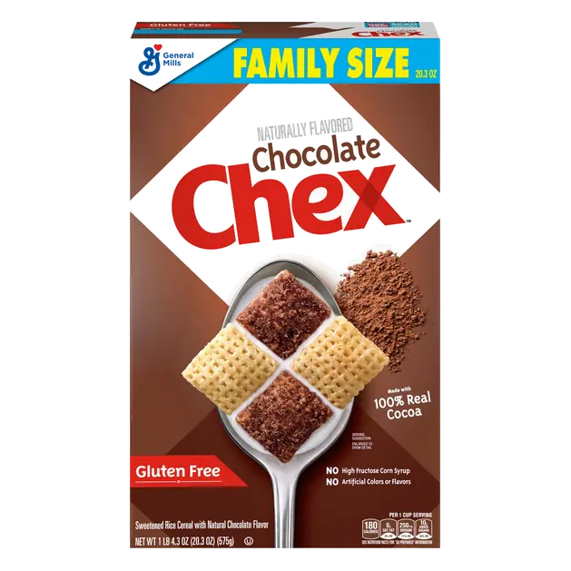 Gluten Free Chocolate Sweetened Rice Cereal Family Size