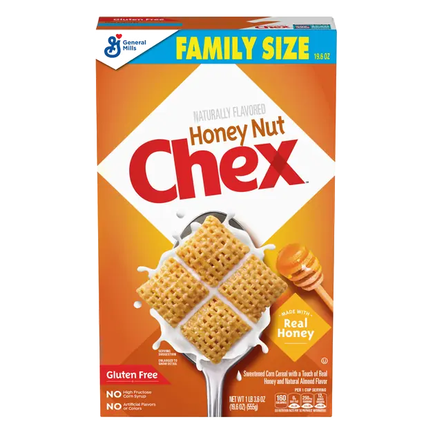Gluten Free Honey Nut Sweetened Corn Cereal Family Size
