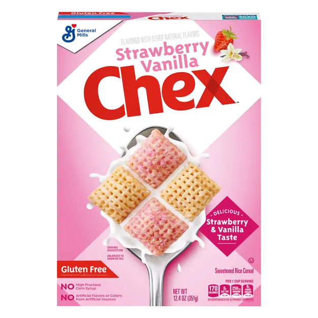 Gluten Free Strawberry Vanilla Sweetened Rice Cereal